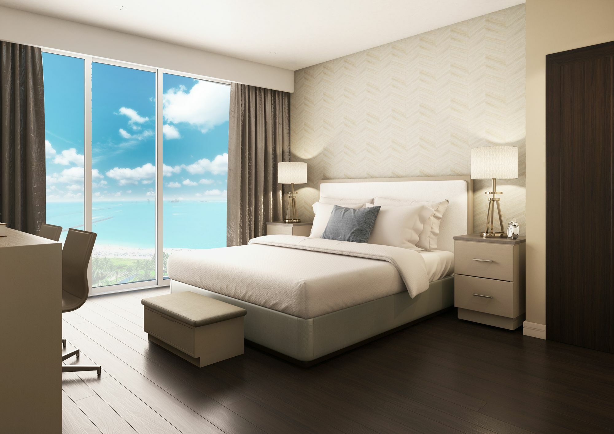 迈阿密阳光岛海滩住宅酒店 迈阿密海滩 外观 照片